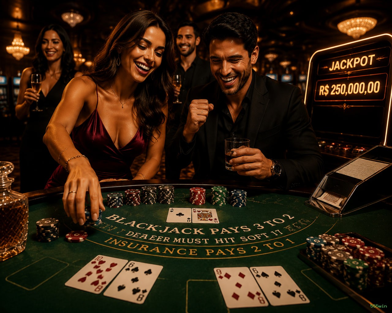 Slots com prêmios 555win